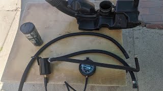 Subaru FB engine  OEM intake breather catch can vs DIY [upl. by Dunstan196]