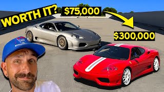 BASE vs TOP SPEC Ferrari 360 Is it WORTH IT [upl. by Ferde]