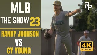 MLB The Show 23 Randy Johnson amp Cy Young face off PS5 4K gameplay [upl. by Ardnu]