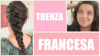 Trenza francesa  Trenza french paso a paso  cómo hacer una trenza francesa  Me lo dijo Lola [upl. by Colet]