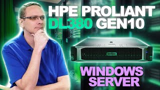 HPE ProLiant DL380 Gen10 Windows Server  How to Install Windows Server 2019  Server OS Install [upl. by Nysila]