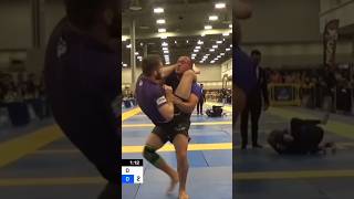 Triangle Attempt On a Super Heavyweight IBJJF Jiu Jitsu Con 2024 [upl. by Crawley]