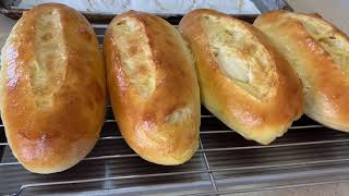 Homemade Hoagie Rolls Recipe  Sandwich Rolls [upl. by Yednarb638]