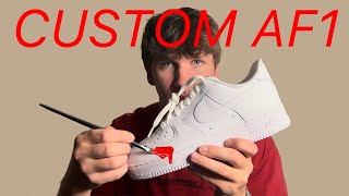 Custom AIR FORCE 1 Giveaway [upl. by Stagg]