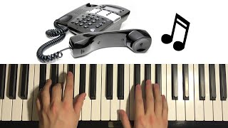 On Hold Phone Music  Opus Number 1 Piano Tutorial Lesson [upl. by Sachiko]