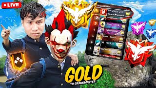 Dominating Top 1 Grandmaster V Badge Lobby  Free Fire Live [upl. by Zil]