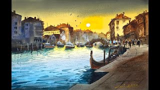 Watercolor painting tutorial  Venice [upl. by Frederique]