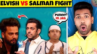 Elvish Yadav Vs Salman Khan fight in Bigg Boss  Puneet in Lockup [upl. by Mikel]