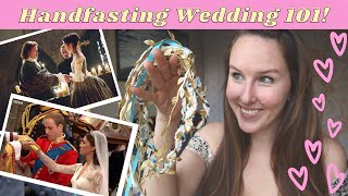 How to Have a HANDFASTING Wedding Ceremony 10 Tips  PDF SCRIPT [upl. by Aicitan]