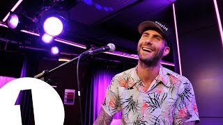 Maroon 5 cover Pharrells Happy in the Live Lounge [upl. by Mauceri]