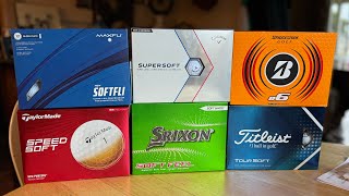 The ultimate SOFT low compression golf ball review FINAL RESULTS [upl. by Allebara]