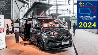 BURSTNER COPA 500 SPORT 2025 CARAVAN SALON 2024 DUSSELDORF FORD TRANSIT CUSTOM [upl. by Allenrac]