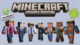 Tutorial  Skins in Minecraft Pocket Edition Android [upl. by Gaige324]