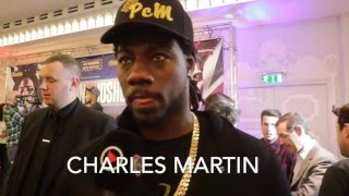 CHARLES MARTIN IM HERE TO STEAL WHAT ANTHONY JOSHUAS GOT HIS FANS ARE GOING TO BE MINE [upl. by Mccutcheon]