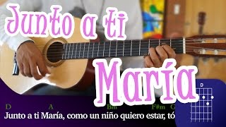 Junto a ti María Madre  TUTORIAL [upl. by Ecinhoj220]