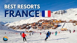 Top 10 Ski Resorts in France  202324 [upl. by Anhavas]