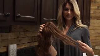 How to Shampoo your Lauren Ashtyn Hair Topper Volume Extension  Tutorial [upl. by Wymore847]