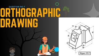 ORTHOGRAPHIC PROJECTION  T57  ENGINEERING DRAWING EngineeringStudios174 [upl. by Emyle]