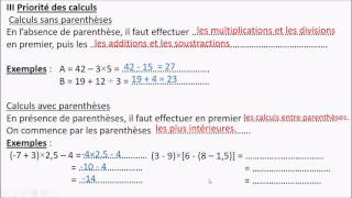 Niveau 4ème  R5  Priorités opératoires [upl. by Fen]