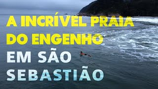 Surf na Praia da Engenho  São Sebastião [upl. by Friedlander]