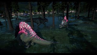 Jurassic World Evolution 2  Terrestrial quotBio Groupquot Battle Royale [upl. by Eiramac]