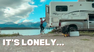 First Week SOLO Truck Camping  Its Lonely as an Extrovert  Full Time Truck Camping  RV Living [upl. by Bik206]