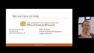 How the Office of Graduate Education Can Work for You [upl. by Noynek]