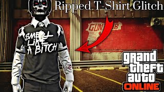 How To Get The RIPPED SHIRT Glitch In Gta 5 Online NO TRANSFER GLITCH  CLOTHING GLITCHES [upl. by Tail]