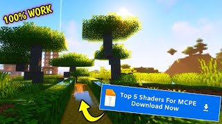 Top 5 Best Shaders For Minecraft Pe 119  Shaders For Mcpe Minecraft PeBe minecraft [upl. by Hathaway858]