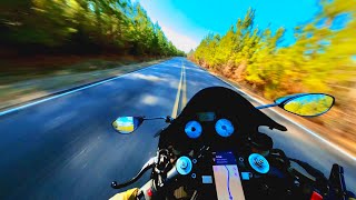 LOUD Kawasaki Ninja 1400cc Exhaust sound • Riding the twisties • 4K POV [upl. by Eidac]