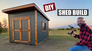 The EASY Way to Build a Leanto Style Shed [upl. by Zwick835]