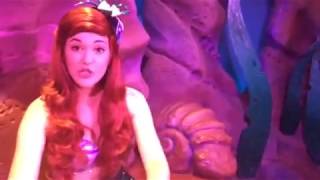 Meeting Princess Ariel in her Grotto at Magic Kingdom Disney World [upl. by Cutcheon]