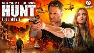 HUNT  Hollywood Action Movie In English With Subtitles  Aaron Eckhart Liana Liberato  Free Movie [upl. by Notsek]