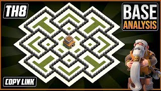 THE BEAST TH8 HYBRIDTROPHY Base 2023 Town Hall 8 Hybrid Base Design – Clash of Clans [upl. by Newby]