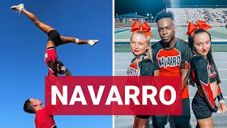 Navarro Cheer Team Skill Videos│quotCHEERquot Season 2 on Netflix [upl. by Stepha]