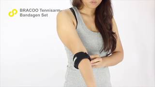 BRACOO 2er Set Tennisarm Bandage EP41 [upl. by Campbell906]