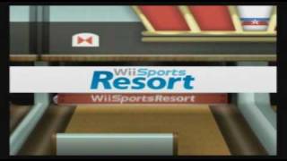 Wii Sports Resort  Spin Control  300 Perfect Game  Bowling [upl. by Jepum]