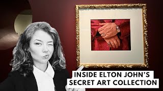 Inside Elton Johns Secret Art Collection 🎨 [upl. by Kester]