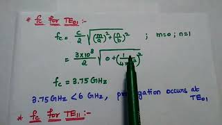 Important Problem solved in Rectangular Waveguide [upl. by Naibaf]