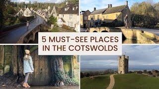 Top 5 Must See Places in the Cotswolds [upl. by Neahs]