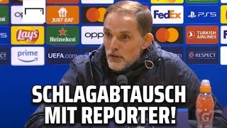 Bei dieser Frage an Tuchel grätscht der Pressesprecher dazwischen  Lazio  Bayern 10 [upl. by Yrreiht]