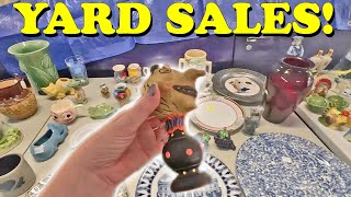 NO EARLY BIRDS Yard Sale Shop With Me  eBay Reselling [upl. by Norford801]