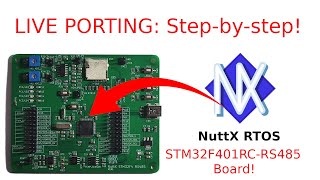 Porting NuttX to STM32F401RC Board  How to use ZModem on NuttX [upl. by Nevaed]