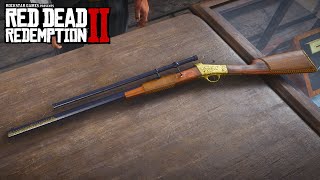 RED DEAD REDEMPTION 2  ROLLING BLOCK RIFLE Weapons Customization amp Showcase [upl. by Filippo626]