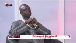 Espagnol  L impératif avec Mr GUEYE dans SALLE DES PROFS du 08 Avril 2020 [upl. by Ddart]