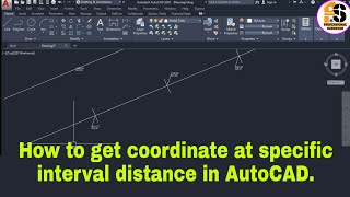 How to get coordinate at specific interval distance [upl. by Salot]