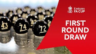 First Round Draw  Emirates FA Cup 2223 [upl. by Leund]