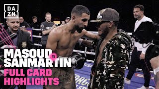 Full Card Highlights  Shabaz Masoud vs Jose Sanmartin [upl. by Odo]