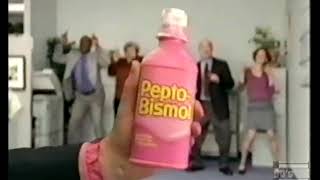 Pepto Bismol dancing in copier line commercial 2004 [upl. by Ornas999]