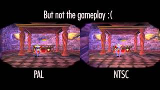 Medievil PSX  NTSC vs PAL Comparison [upl. by Reibaj732]